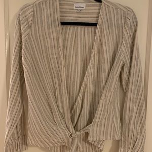 Never worn! Heartloom surplice top